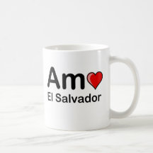 Amo El Salvador Tazas