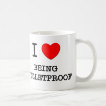 Amo el ser a prueba de balas tazas de café