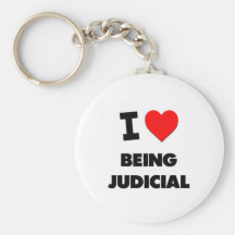 Amo el ser judicial llavero