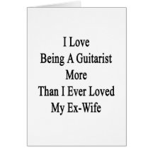 Amo el ser un guitarrista más que amé nunca mi tarjeta