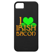 Amo el tocino irlandés iPhone 5 Case-Mate cobertura