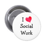 Amo el trabajo social pin