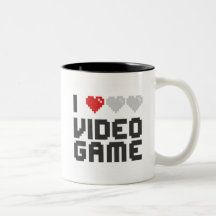 Amo el videojuego taza