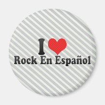 Amo En Español de la roca Imán De Frigorifico