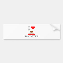 Amo ENCINITAS California Etiqueta De Parachoque