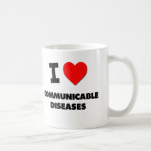 Amo enfermedades contagiosas tazas