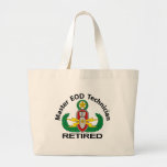 Amo EOD en el color jubilado Bolsa Lienzo
