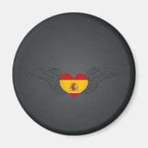 Amo España - alas Iman Para Frigorífico