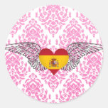 Amo España - alas Pegatinas