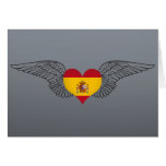Amo España - alas Tarjetón