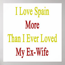 Amo España más que amé nunca a mi ex esposa Poster