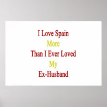 Amo España más que amé nunca a mi ex marido Poster