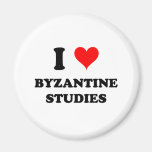 Amo estudios bizantinos imán de frigorífico