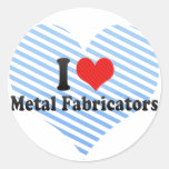 Amo fabricantes del metal etiquetas redondas