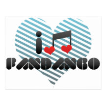 Amo fandango tarjetas postales