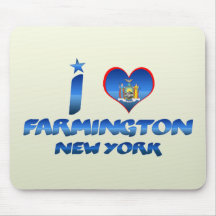 Amo Farmington, Nueva York Alfombrilla De Ratones