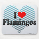 Amo flamencos alfombrillas de ratones