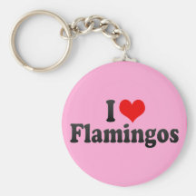 Amo flamencos llaveros personalizados