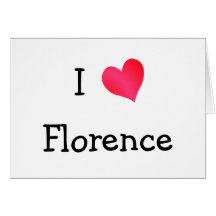 Amo Florencia Tarjeta