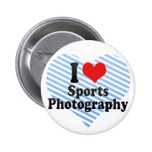 Amo fotografía de los deportes pin