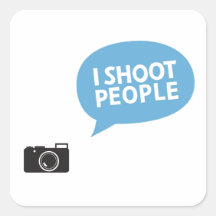 Amo fotografía del retrato pegatina cuadradas