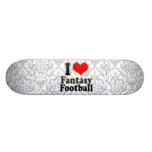 Amo fútbol de la fantasía patin personalizado