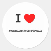 Amo fútbol de las reglas del australiano etiqueta