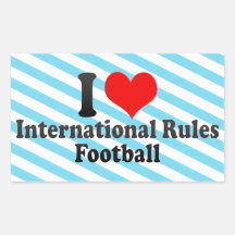 Amo fútbol de las reglas del International Rectangular Altavoz