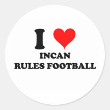 Amo fútbol Incan de las reglas Etiqueta