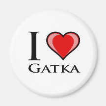 Amo Gatka Imán De Frigorifico