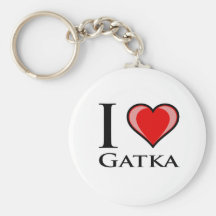 Amo Gatka Llavero Personalizado