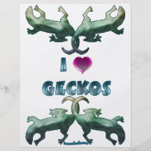 Amo Geckos Flyer A Todo Color