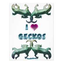 Amo Geckos Invitación