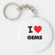Amo gemas llaveros personalizados