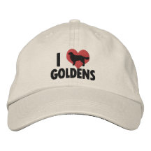 Amo Goldens Gorra De Beisbol Bordada