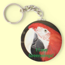 ¡Amo Greenwings! llaveros