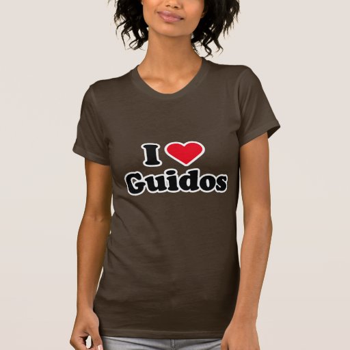 Amo guidos camisetas