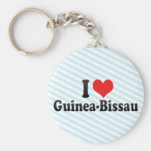 Amo Guinea-Bissau Llavero Personalizado