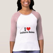 Amo Guitarra Baiana Camisetas