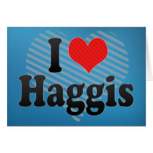 Amo Haggis Felicitaciones