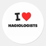Amo Hagiologists Etiquetas Redondas