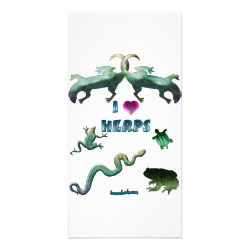 Amo Herps Tarjeta Personal Con Foto