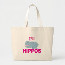 amo hipopótamos bolsas de mano