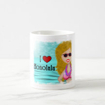 Amo Honolulu Tazas