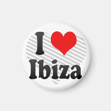 Amo Ibiza, España. Yo Encanta Ibiza, España Imán Para Frigorifico