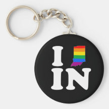 AMO INDIANA GAY - BLANCO - .PNG LLAVERO