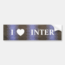 AMO INTER ETIQUETA DE PARACHOQUE