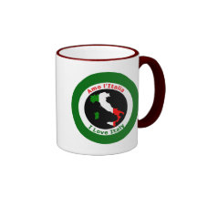 AMO ITALIA TAZA DE CAFÉ