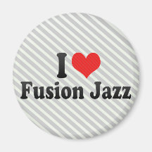 Amo jazz de la fusión imanes para frigoríficos