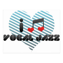 Amo jazz vocal postales